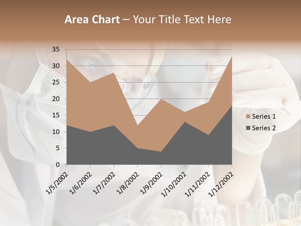 Woman Analyzing Concept PowerPoint Template