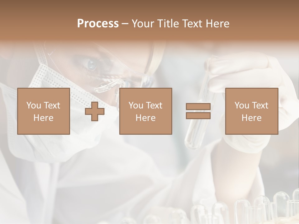 Woman Analyzing Concept PowerPoint Template