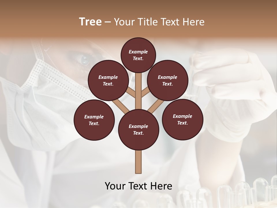 Woman Analyzing Concept PowerPoint Template