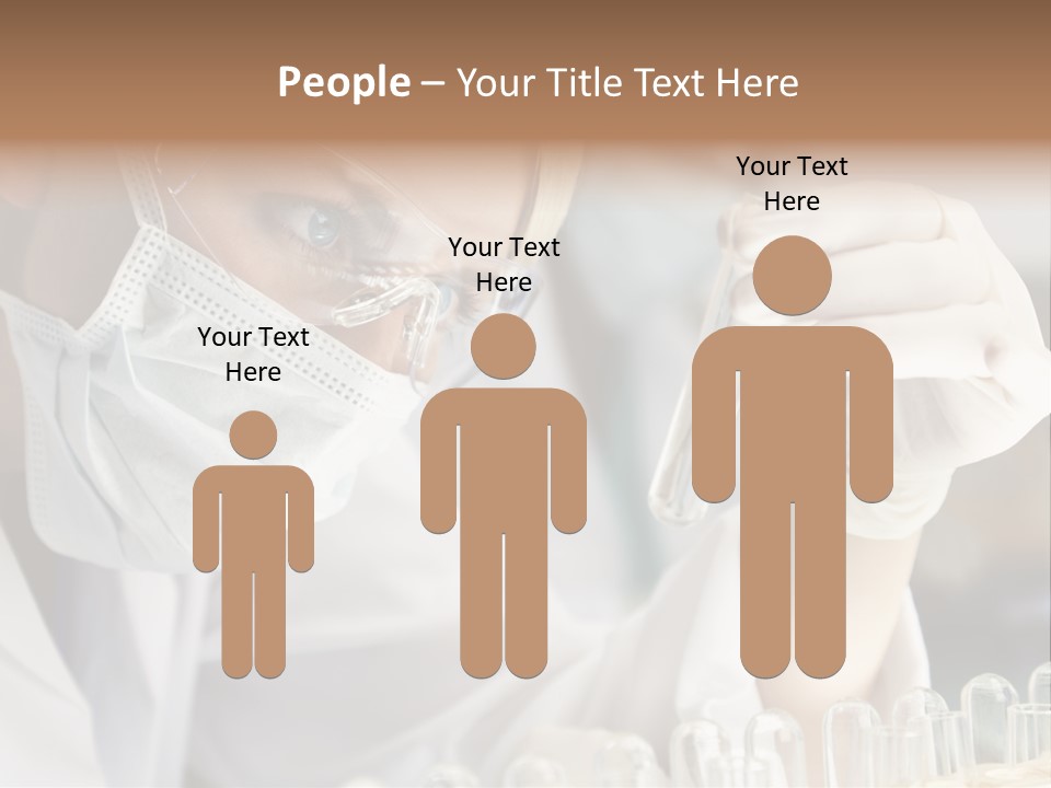 Woman Analyzing Concept PowerPoint Template