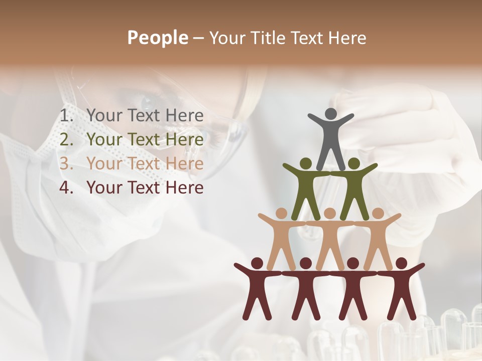 Woman Analyzing Concept PowerPoint Template