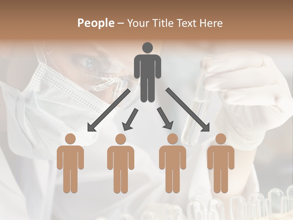 Woman Analyzing Concept PowerPoint Template