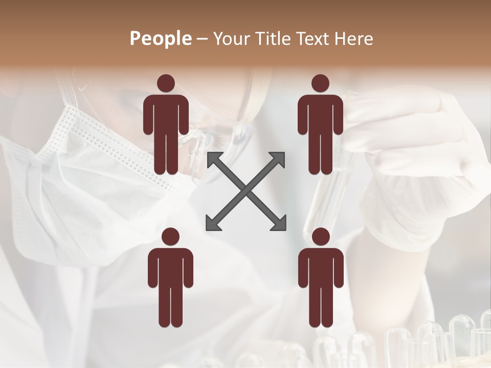 Woman Analyzing Concept PowerPoint Template