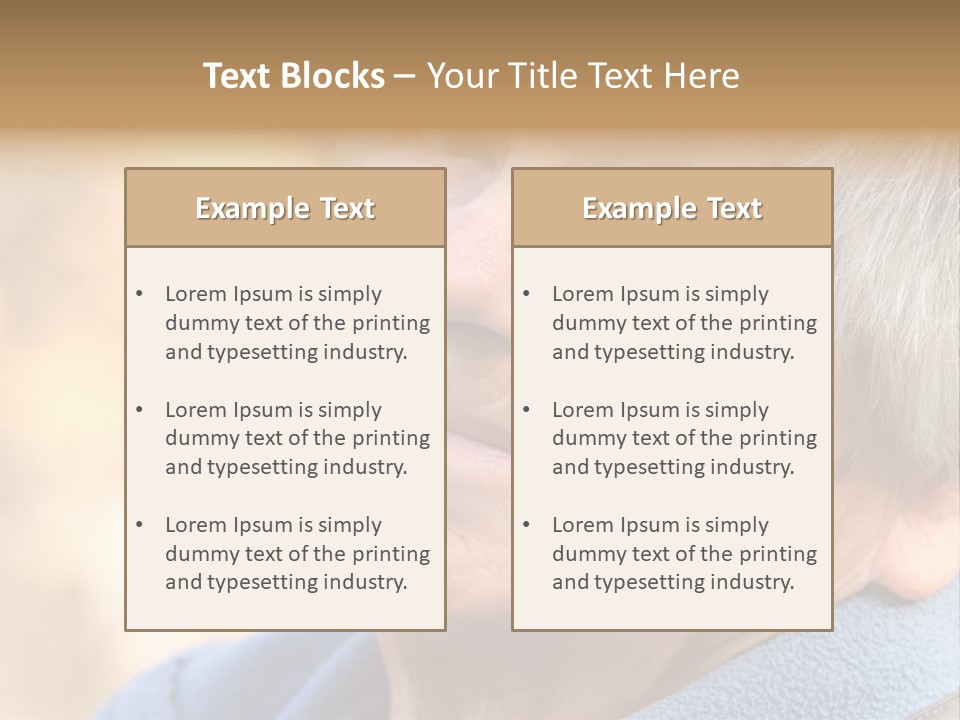 Look Horizontal Nostalgia PowerPoint Template