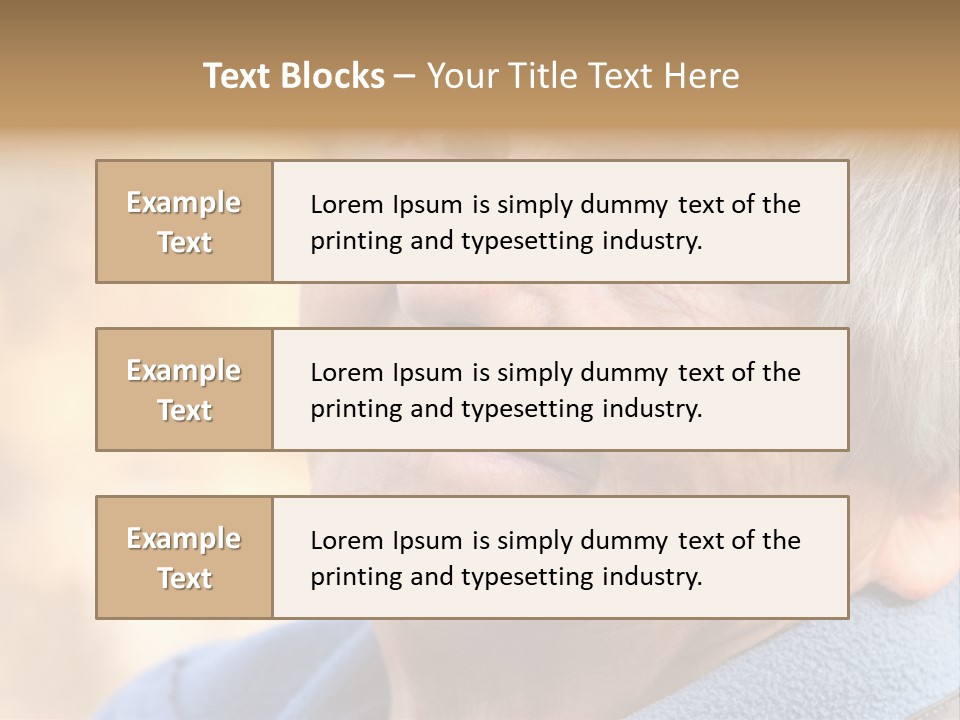Look Horizontal Nostalgia PowerPoint Template