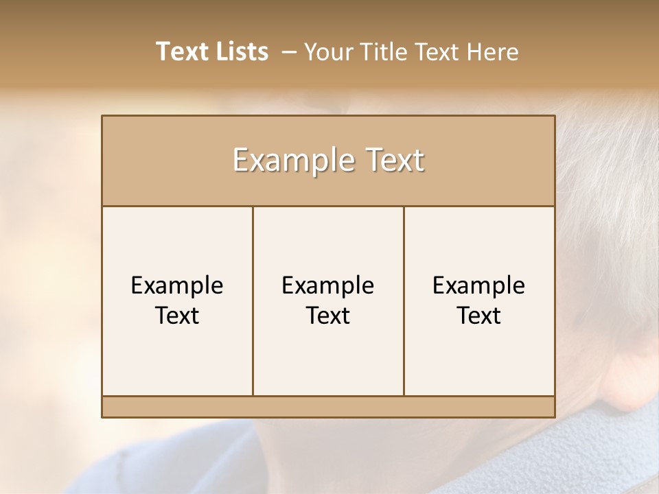 Look Horizontal Nostalgia PowerPoint Template