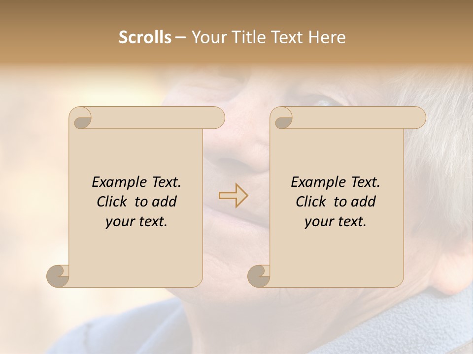 Look Horizontal Nostalgia PowerPoint Template