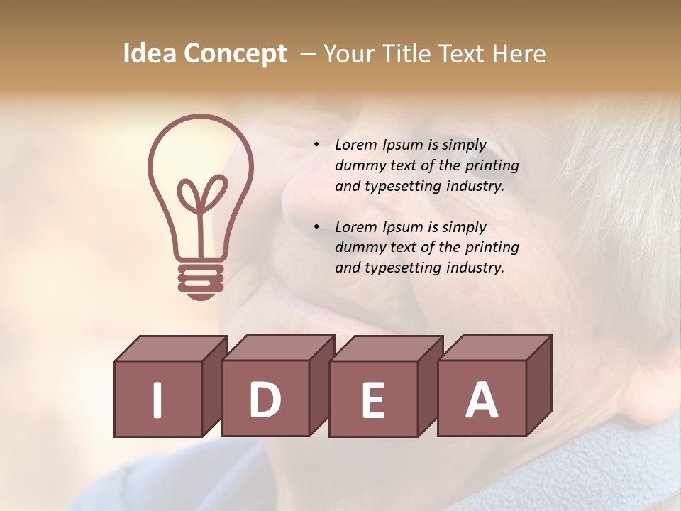 Look Horizontal Nostalgia PowerPoint Template