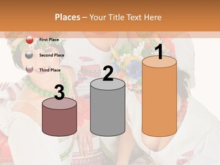 Make Embroidery Red PowerPoint Template