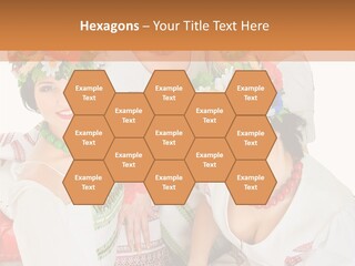 Make Embroidery Red PowerPoint Template