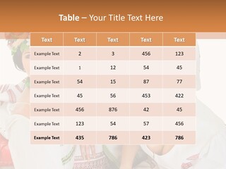 Make Embroidery Red PowerPoint Template