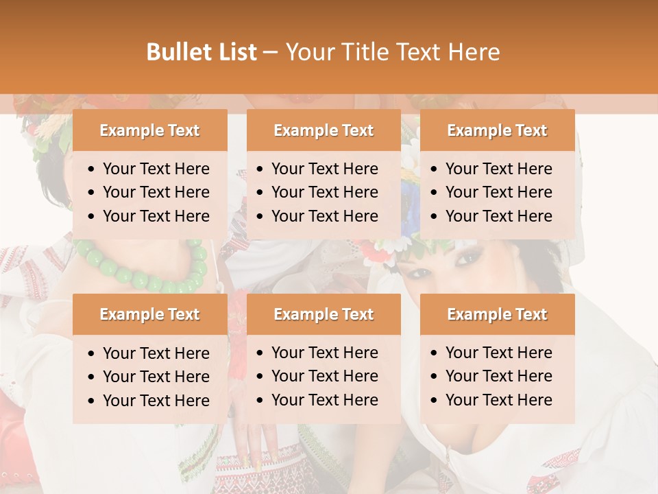 Make Embroidery Red PowerPoint Template