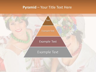 Make Embroidery Red PowerPoint Template