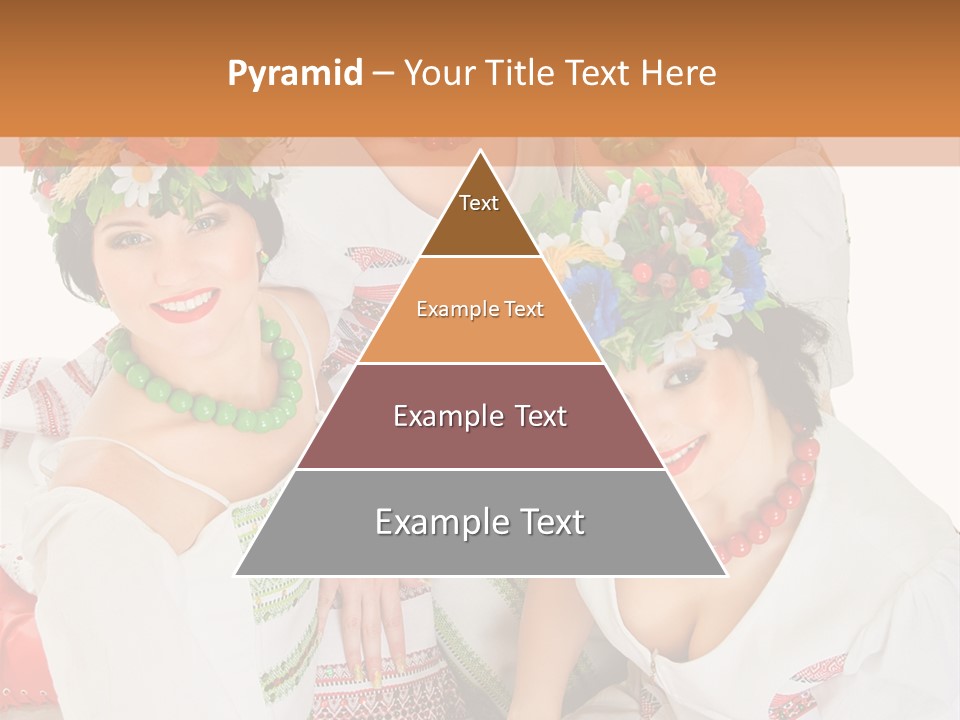 Make Embroidery Red PowerPoint Template