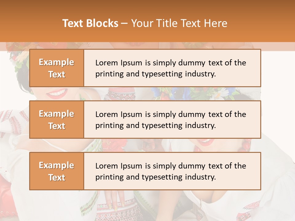 Make Embroidery Red PowerPoint Template