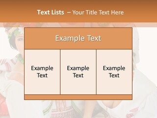 Make Embroidery Red PowerPoint Template
