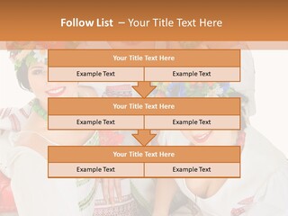 Make Embroidery Red PowerPoint Template