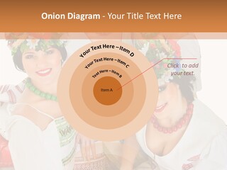 Make Embroidery Red PowerPoint Template