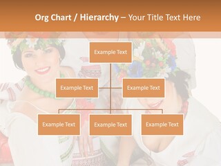 Make Embroidery Red PowerPoint Template