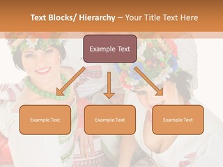 Make Embroidery Red PowerPoint Template