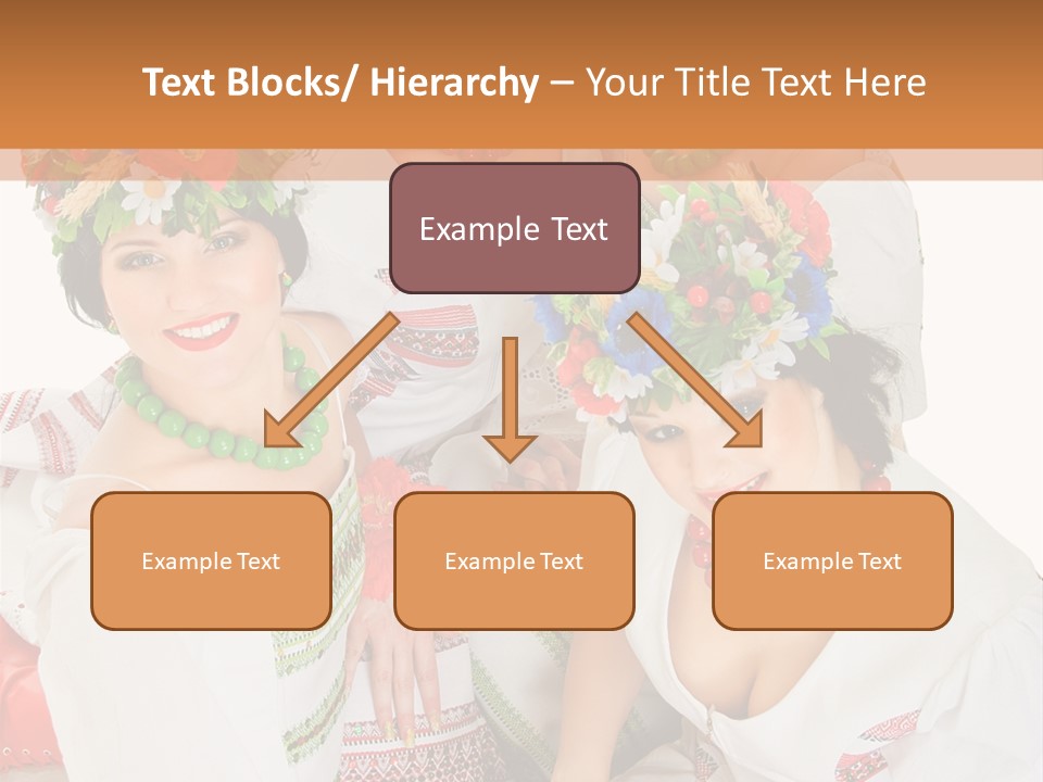 Make Embroidery Red PowerPoint Template