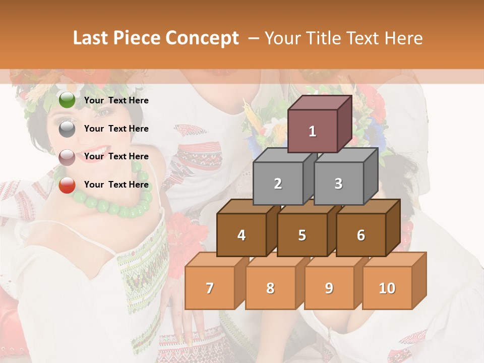 Make Embroidery Red PowerPoint Template