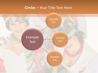 Make Embroidery Red PowerPoint Template