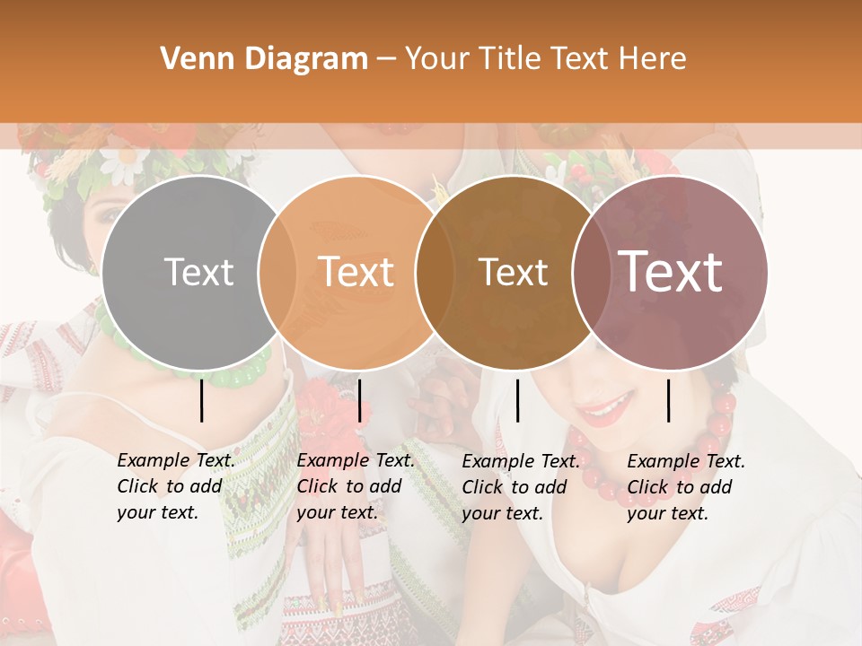 Make Embroidery Red PowerPoint Template