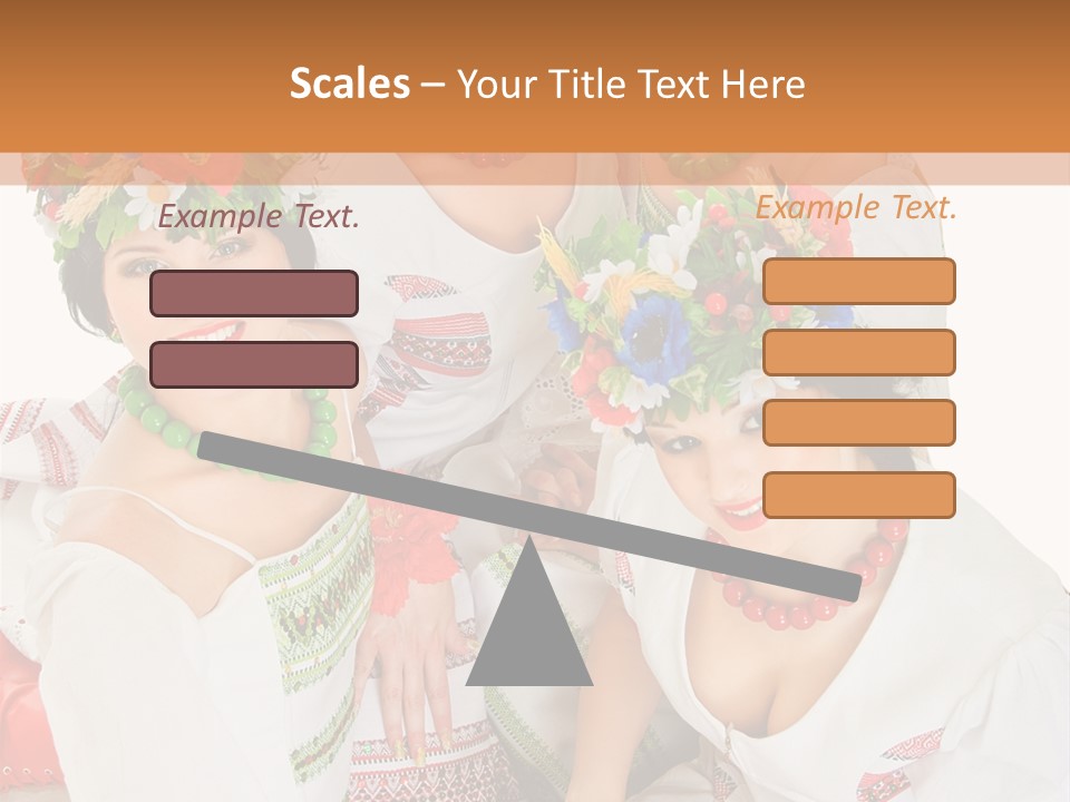 Make Embroidery Red PowerPoint Template