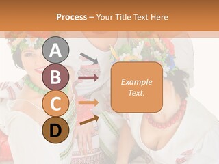 Make Embroidery Red PowerPoint Template