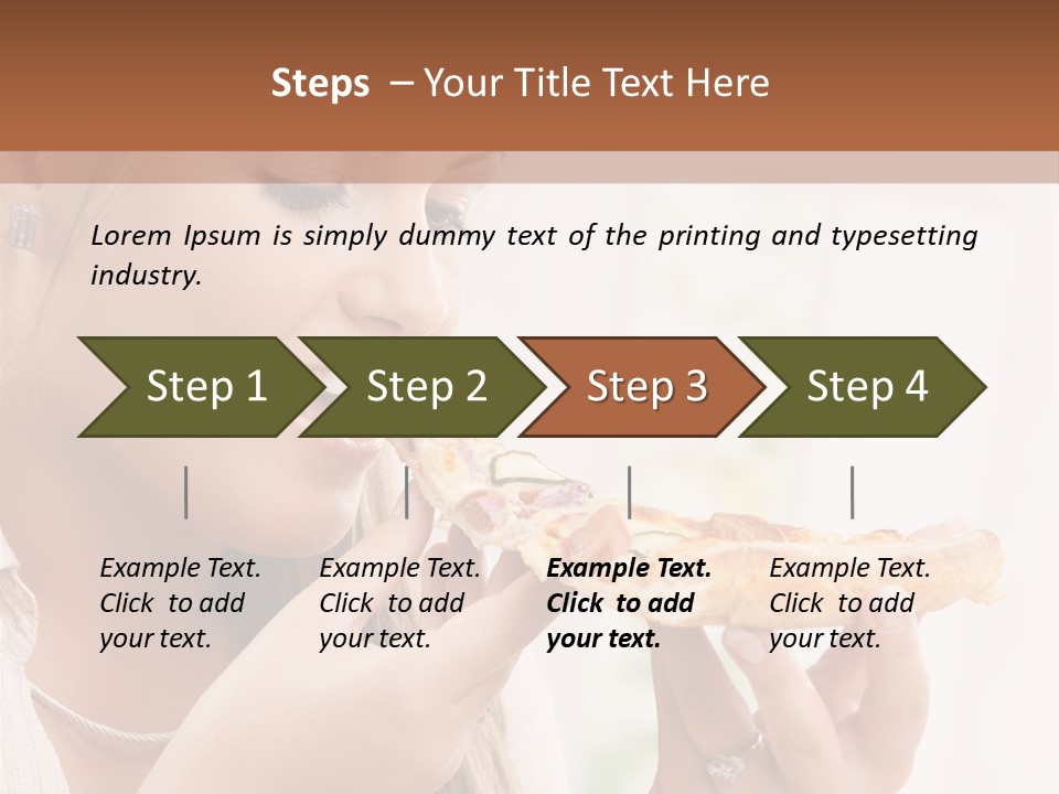 Simplicity Rest White PowerPoint Template