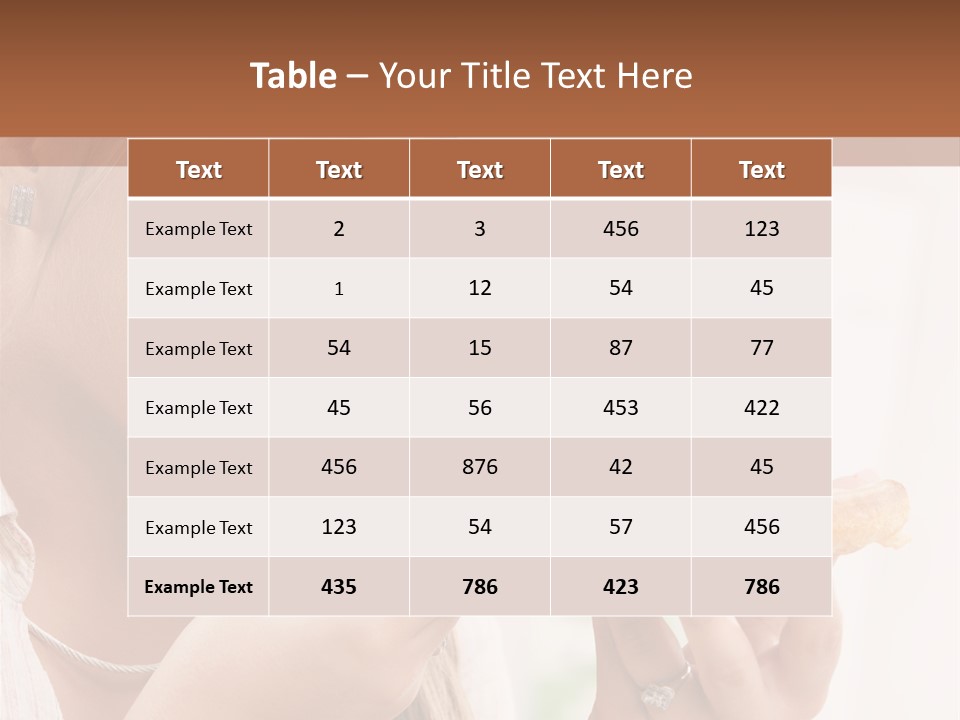 Simplicity Rest White PowerPoint Template
