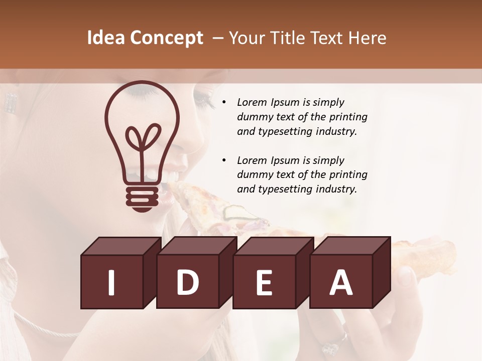 Simplicity Rest White PowerPoint Template