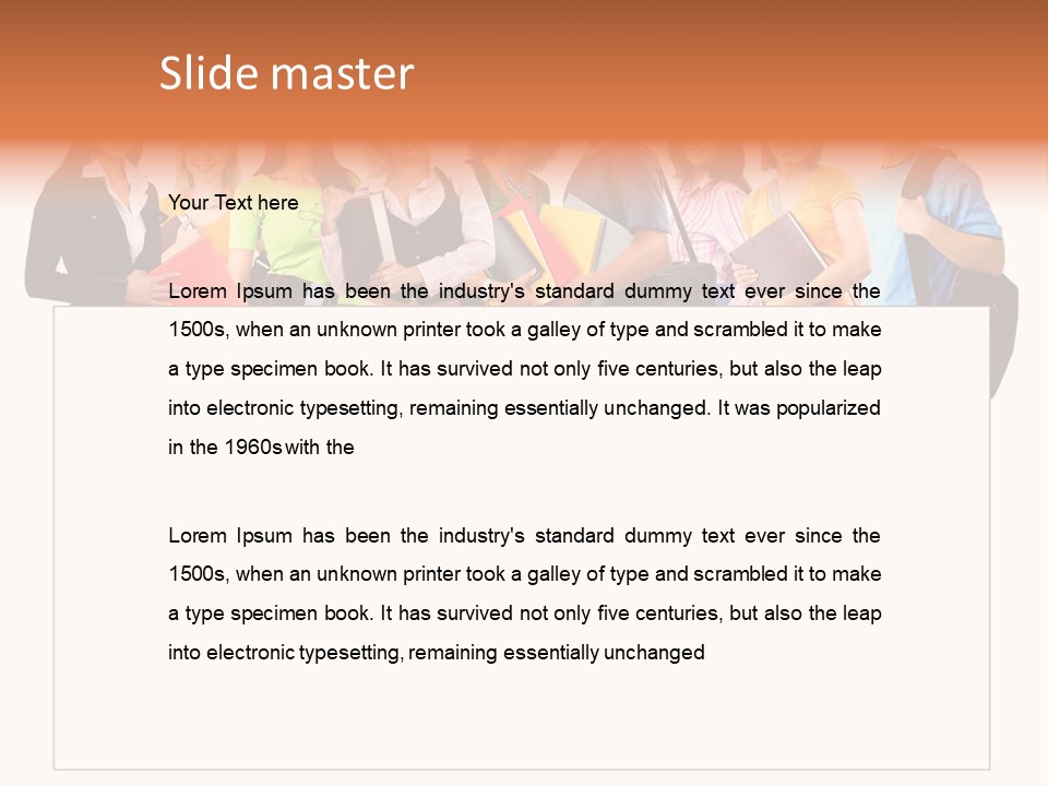 Person Large Strike PowerPoint Template