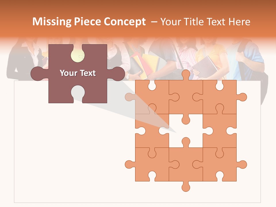 Person Large Strike PowerPoint Template