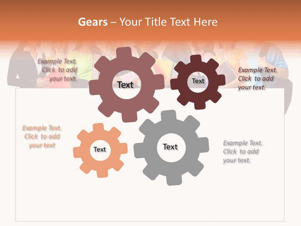 Person Large Strike PowerPoint Template