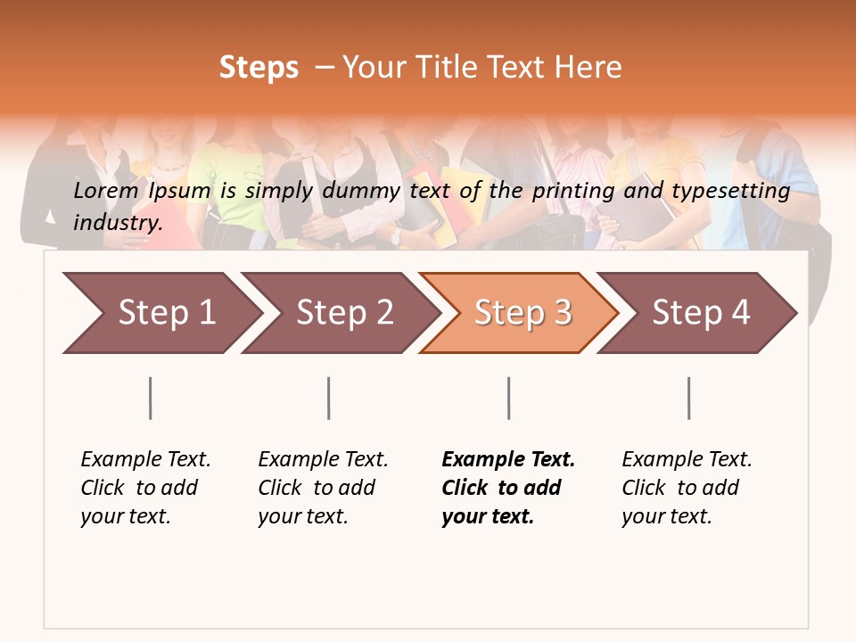 Person Large Strike PowerPoint Template