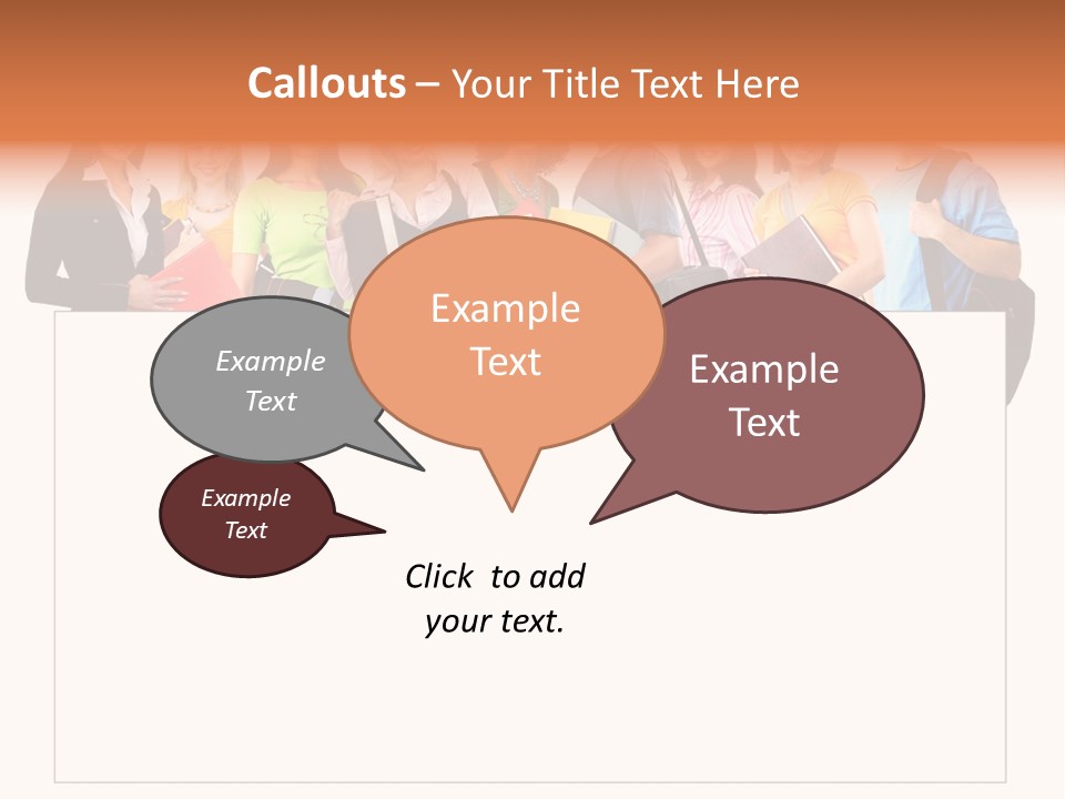 Person Large Strike PowerPoint Template