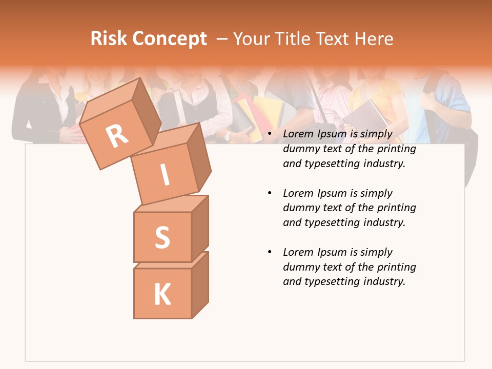 Person Large Strike PowerPoint Template