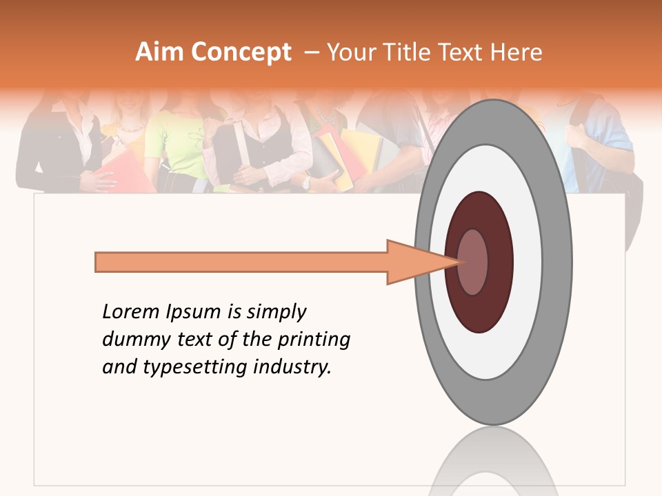 Person Large Strike PowerPoint Template