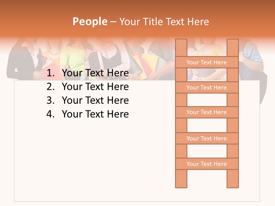 Person Large Strike PowerPoint Template