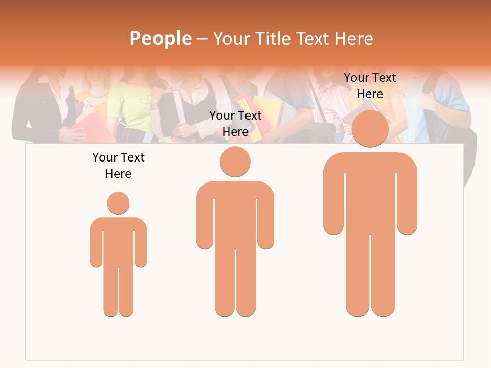 Person Large Strike PowerPoint Template