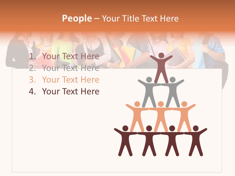 Person Large Strike PowerPoint Template