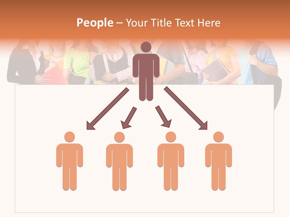 Person Large Strike PowerPoint Template