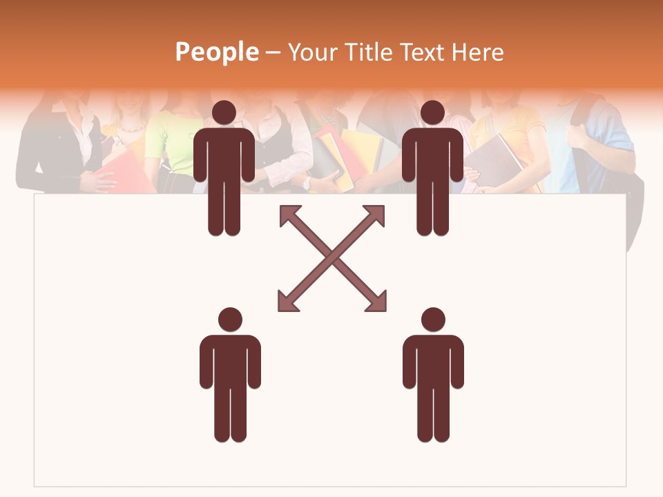 Person Large Strike PowerPoint Template