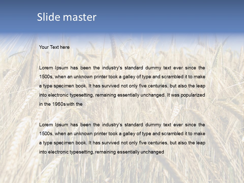 Kernel Peasant Pure PowerPoint Template