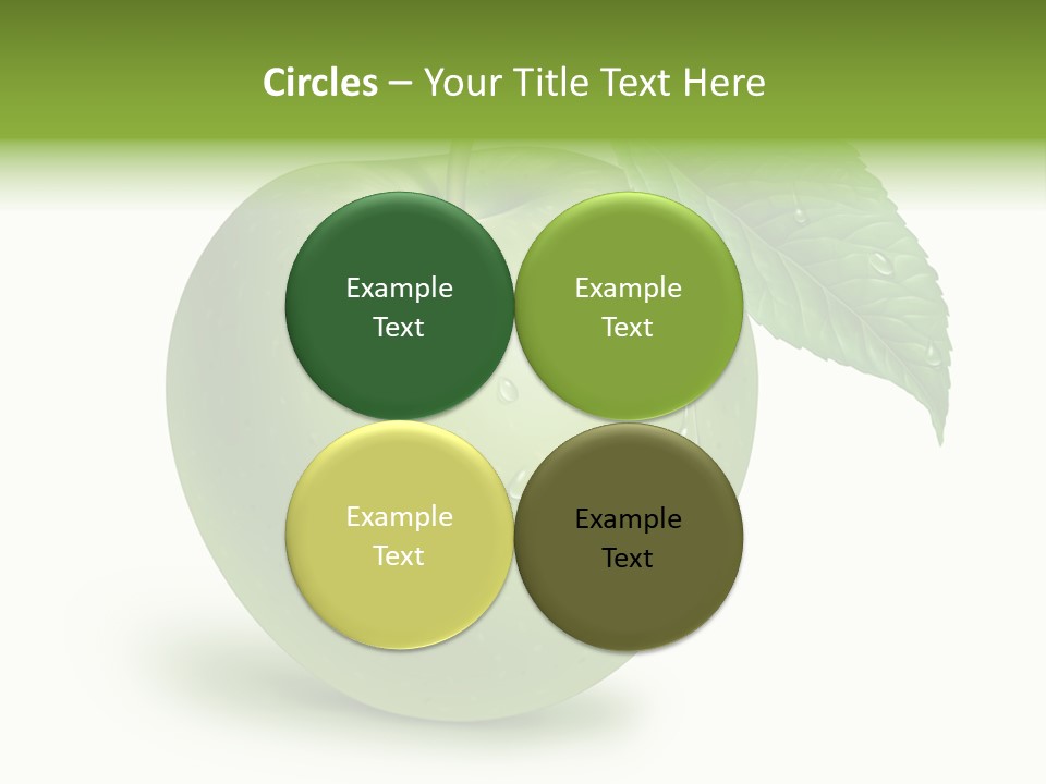 Nutrition Wet Drops PowerPoint Template