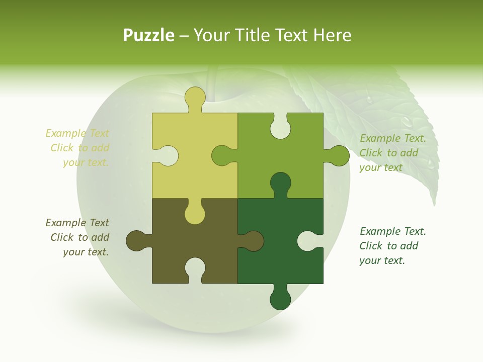 Nutrition Wet Drops PowerPoint Template