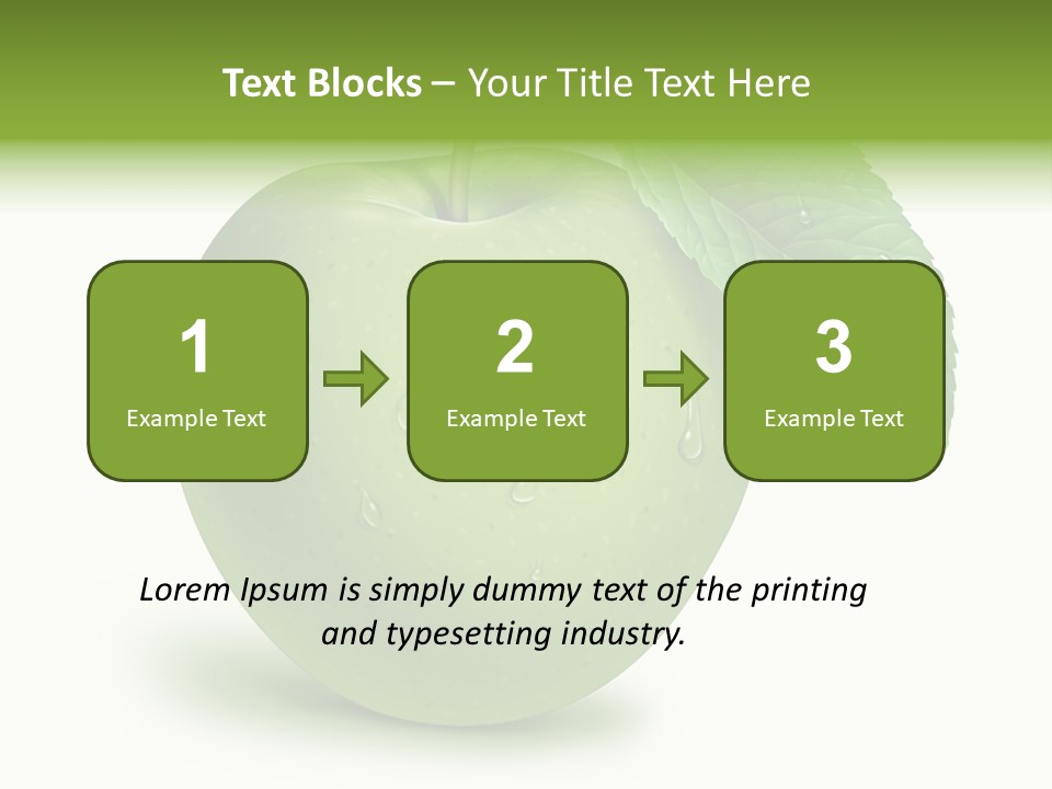 Nutrition Wet Drops PowerPoint Template