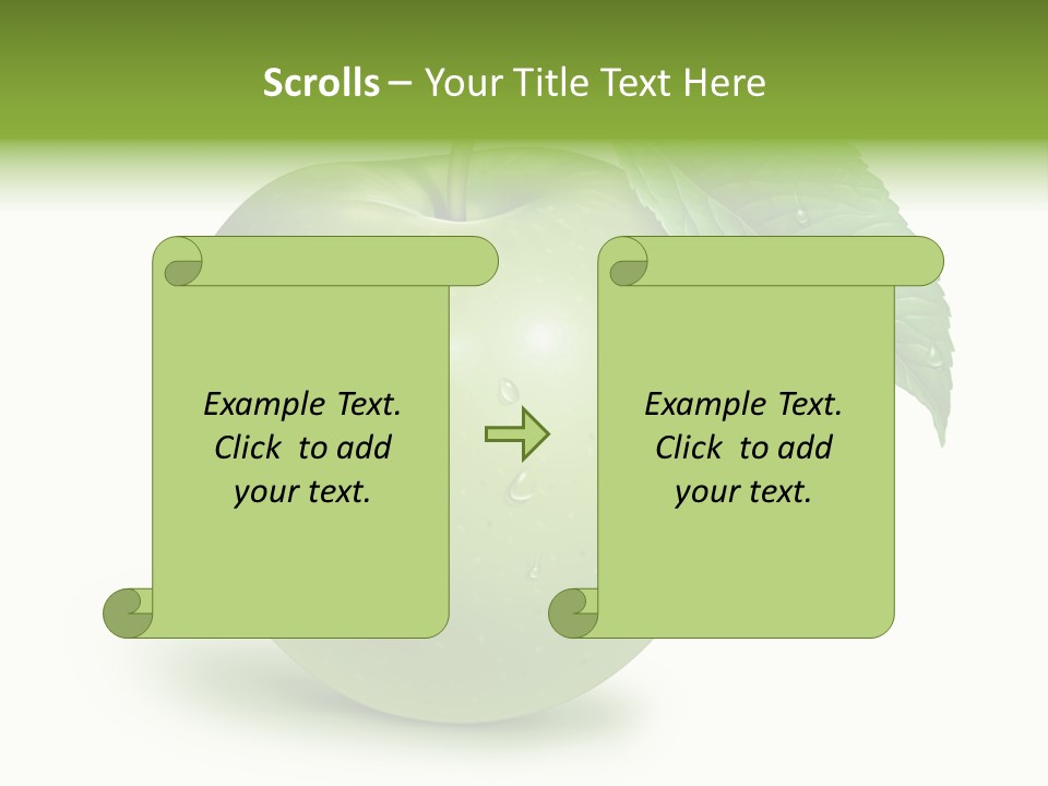 Nutrition Wet Drops PowerPoint Template